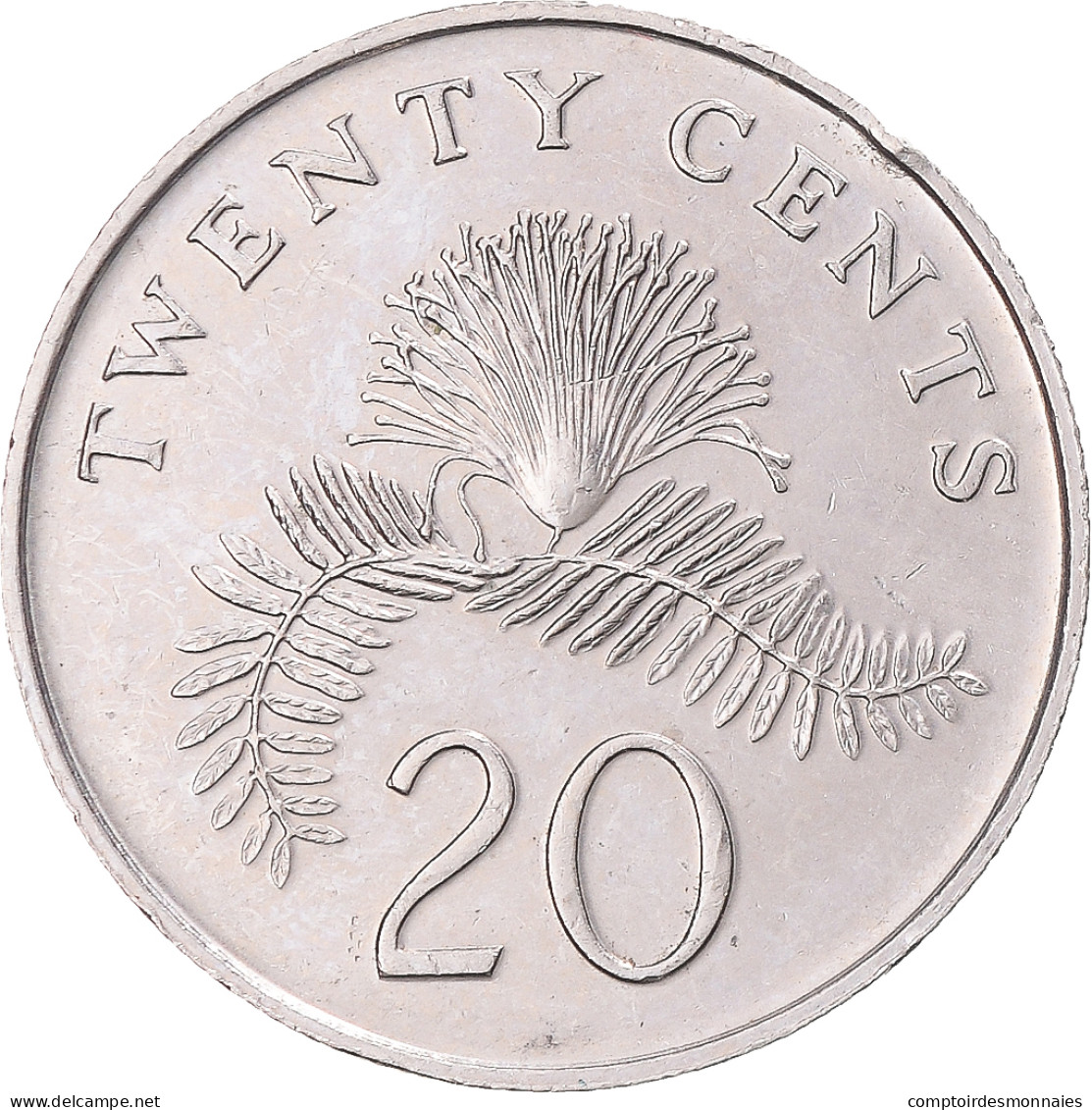 Monnaie, Singapour, 20 Cents, 2007 - Singapur