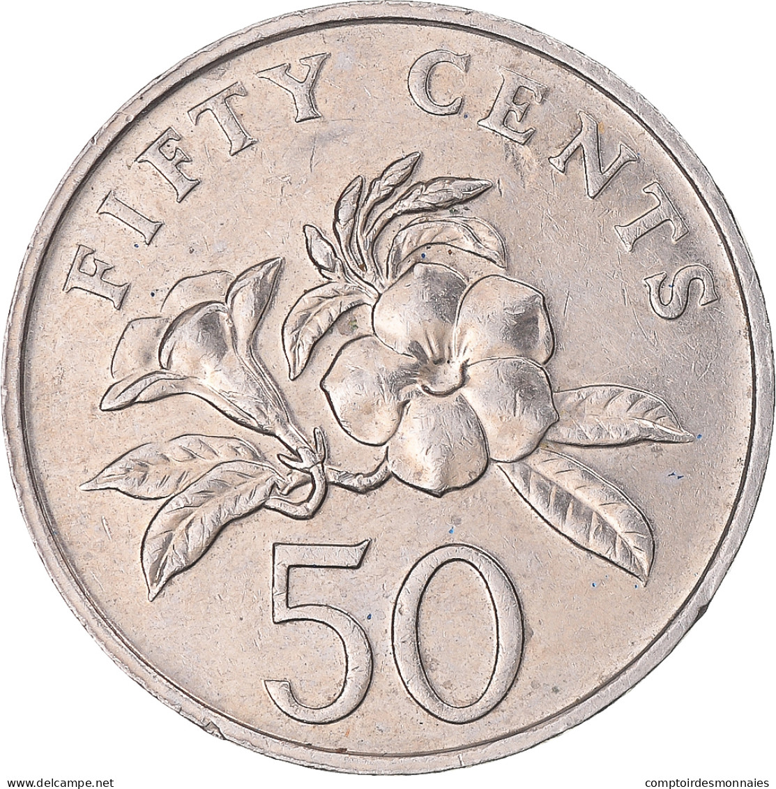 Monnaie, Singapour, 50 Cents, 2005 - Singapore