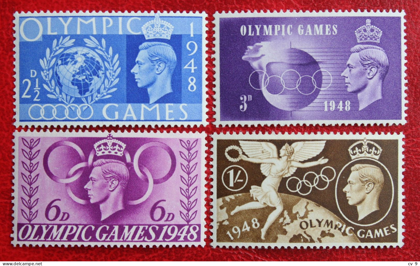 Olympic Games Sport King George VI (Mi 237-240) 1948 POSTFRIS / MNH ** ENGLAND GRANDE-BRETAGNE GB GREAT BRITAIN - Nuevos