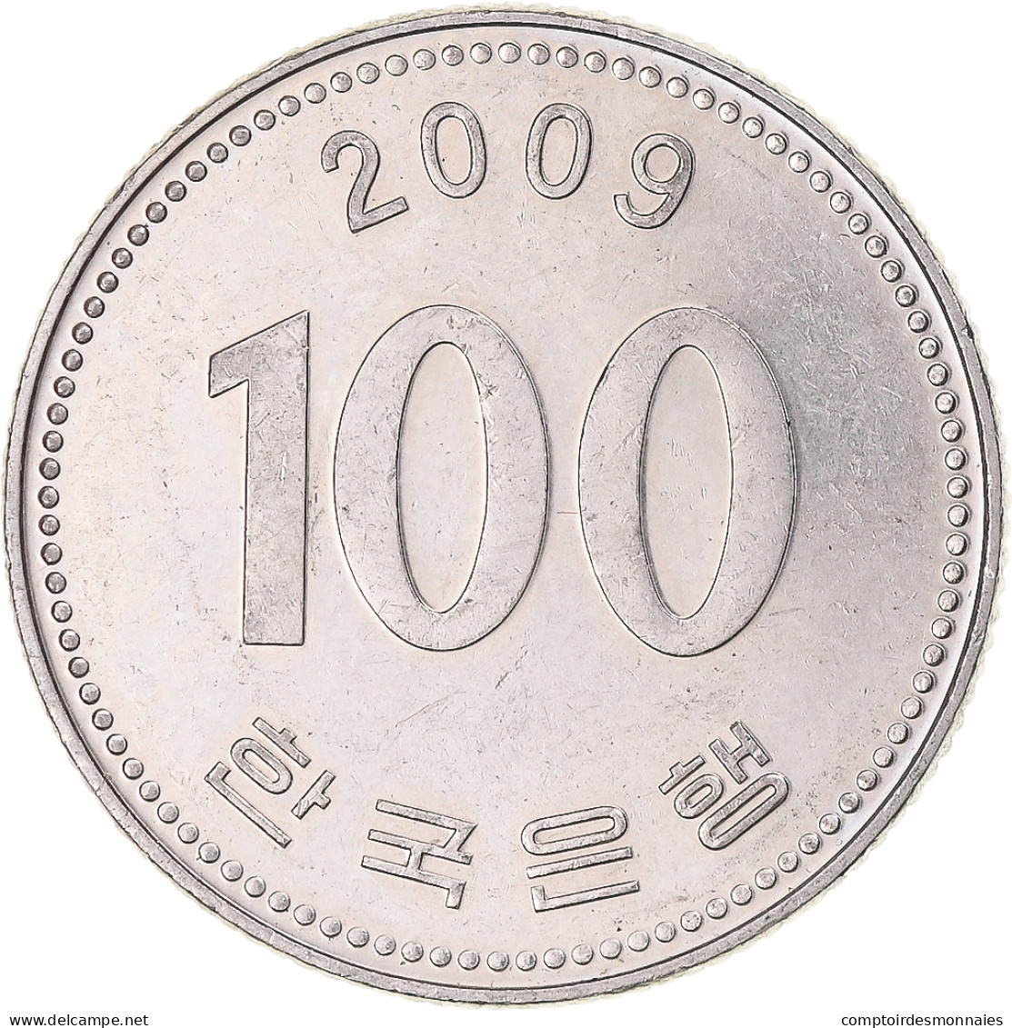 Monnaie, Corée, 100 Won, 2009 - Corée Du Sud