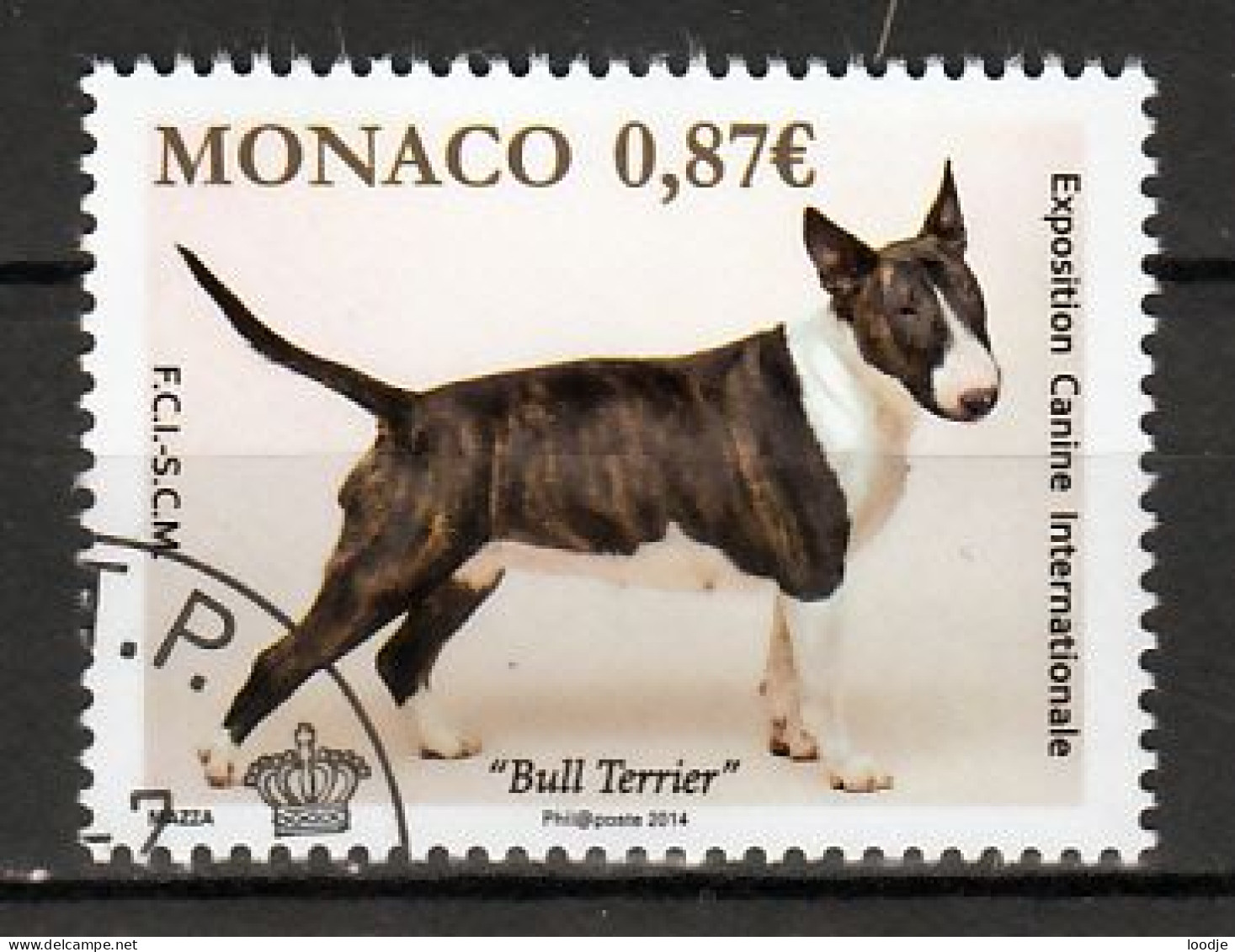 Monaco Mi 3171 Hondententoonstelling 2014  Gestempeld - Used Stamps