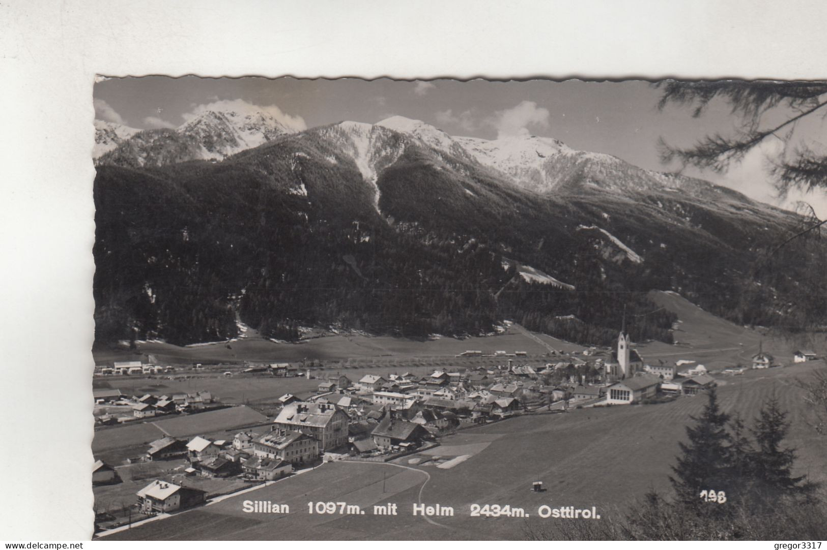 D2365) SILLIAN - Mit Helm - Osttirol Alte S/W AK - Sillian