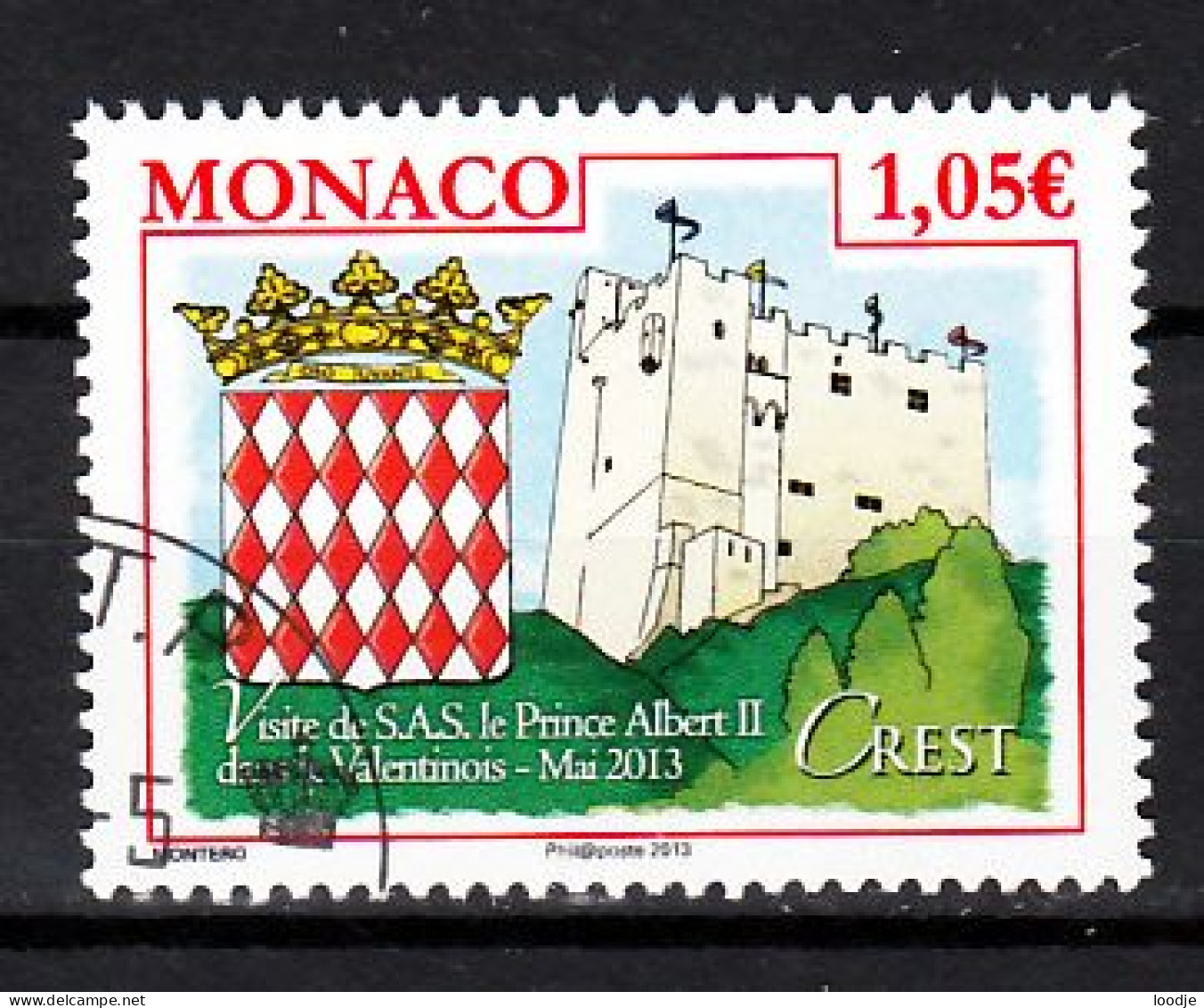 Monaco Mi 3133 Valentinois  Gestempeld - Usados