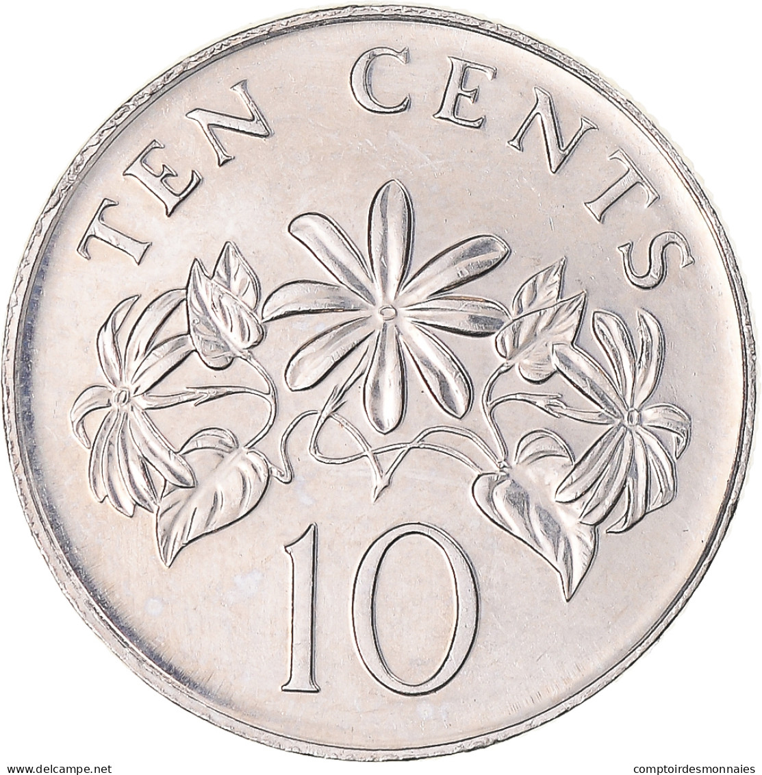 Monnaie, Singapour, 10 Cents, 2009 - Singapour