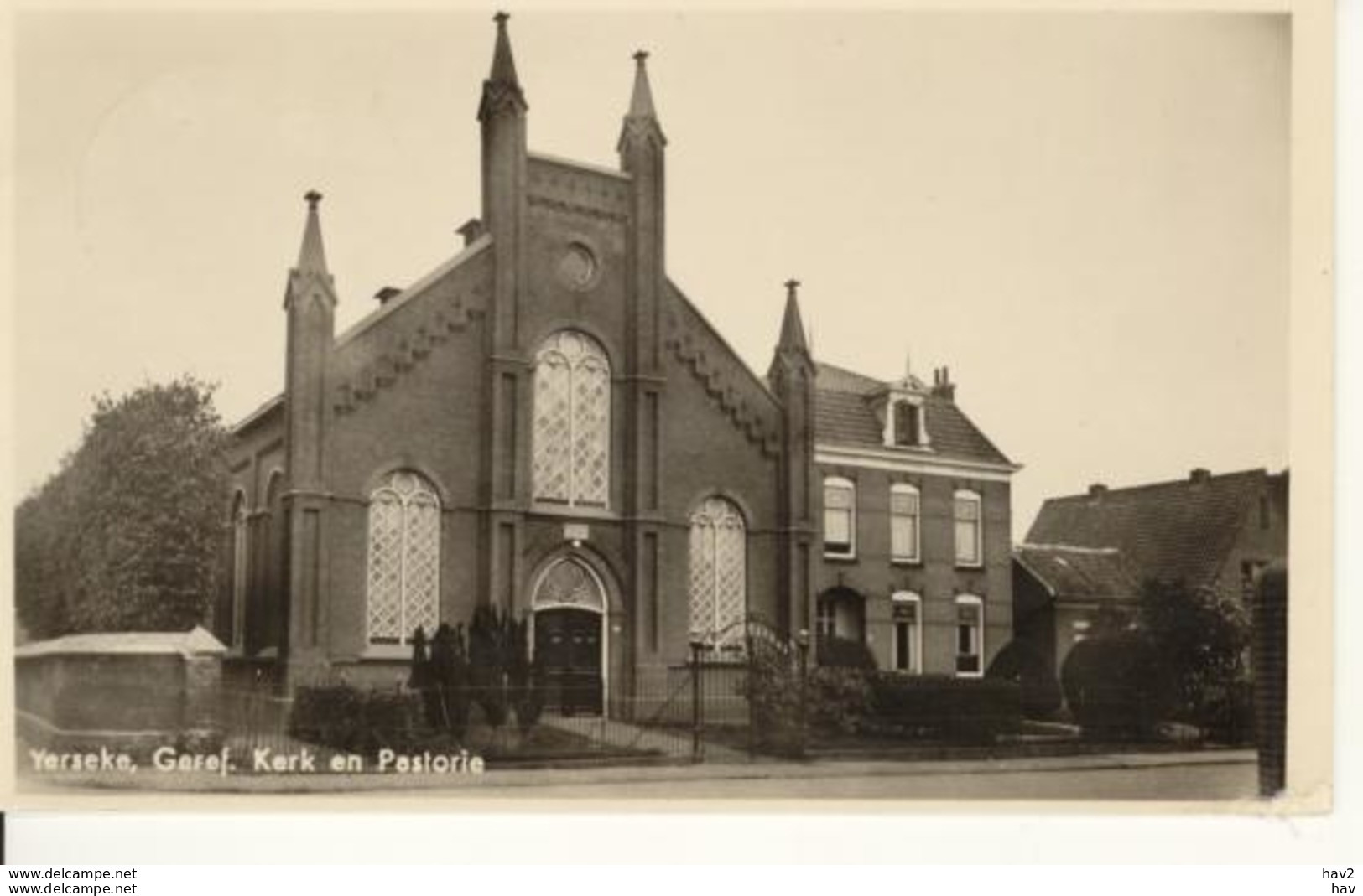Yerseke Damstraat Gereformeerde Kerk En Pastorie3336 - Yerseke