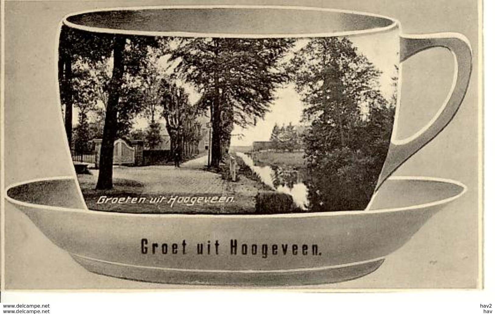 Groeten Uit Hoogeveen Koffiekopje 4539 - Hoogeveen