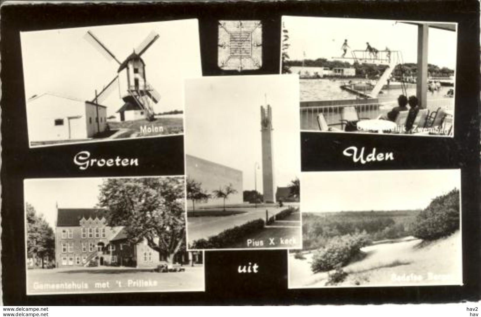 Uden Molen Zwembad Pius X Kerk 4766 - Uden