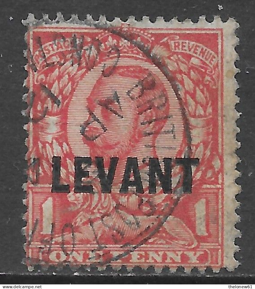 Great Britain 1911 Turkish Empire George V Levant 1P Mi N.36 US - Brits-Levant