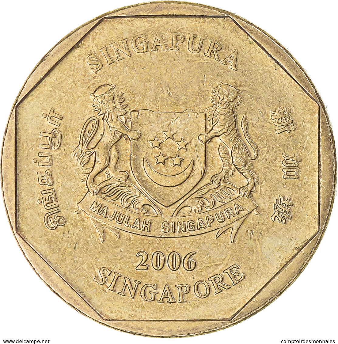 Monnaie, Singapour, Dollar, 2006 - Singapore