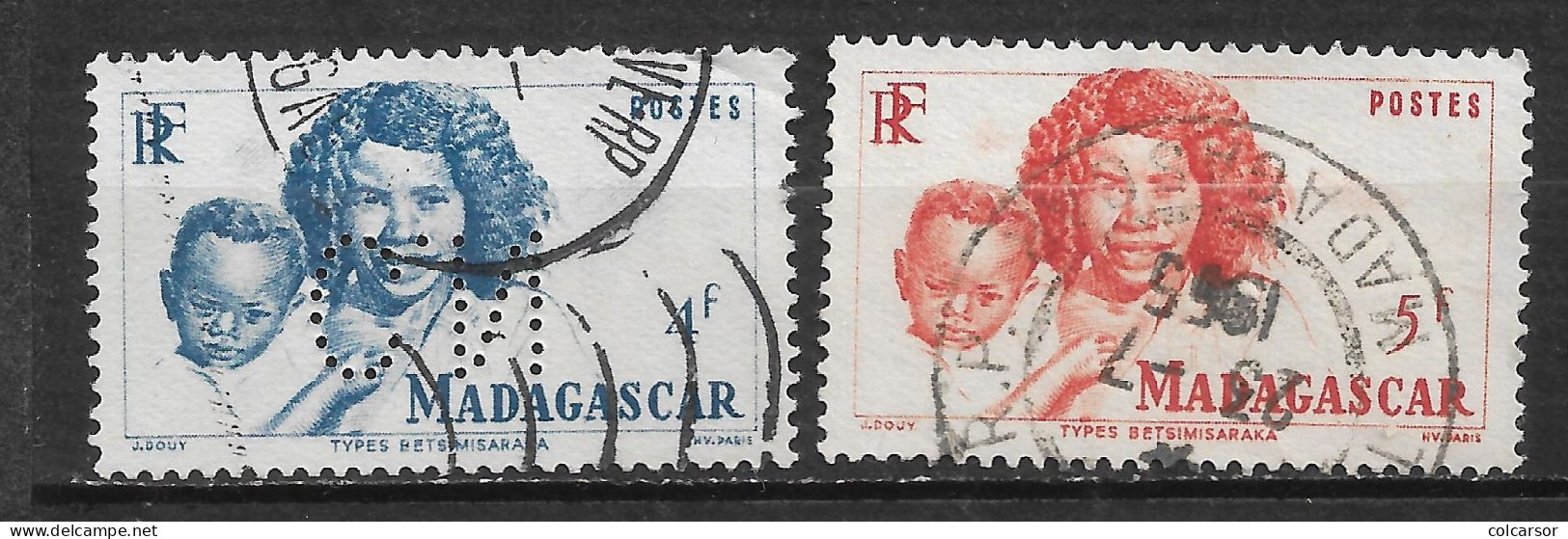 MADAGASCAR N°312/13 - Usati