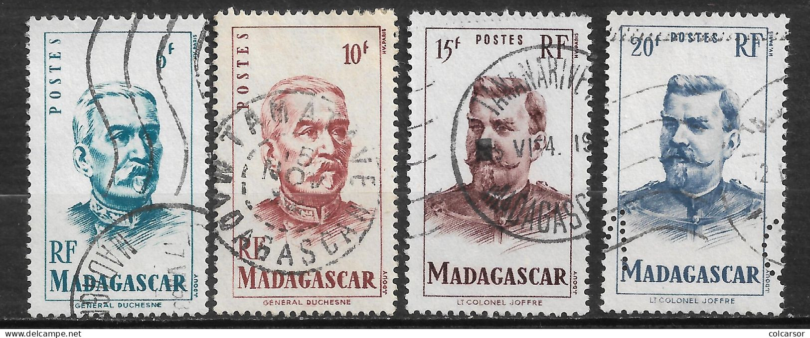 MADAGASCAR N°314/15/16/17 - Used Stamps