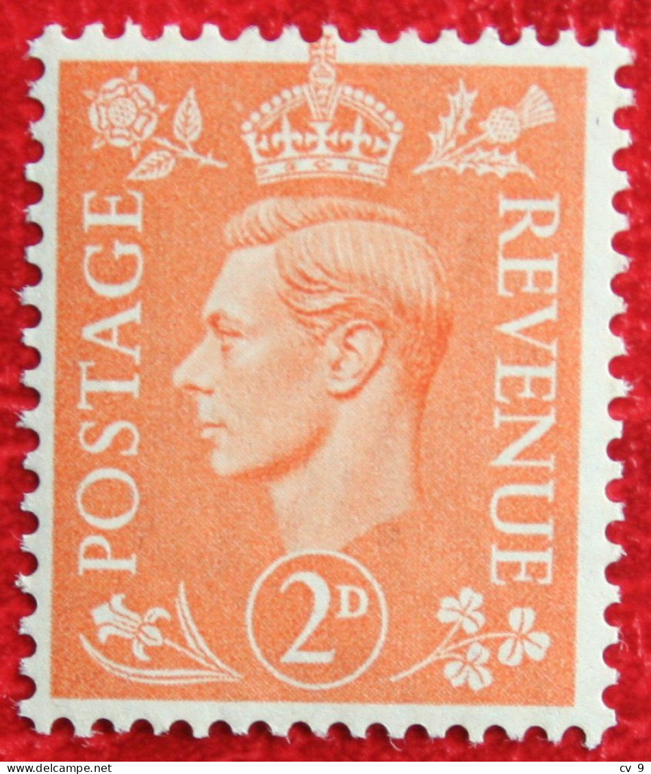 2d George VI (Mi 224 Yv 212) 1937-1942 1941 POSTFRIS / MNH ** ENGLAND GRANDE-BRETAGNE GB GREAT BRITAIN - Unused Stamps