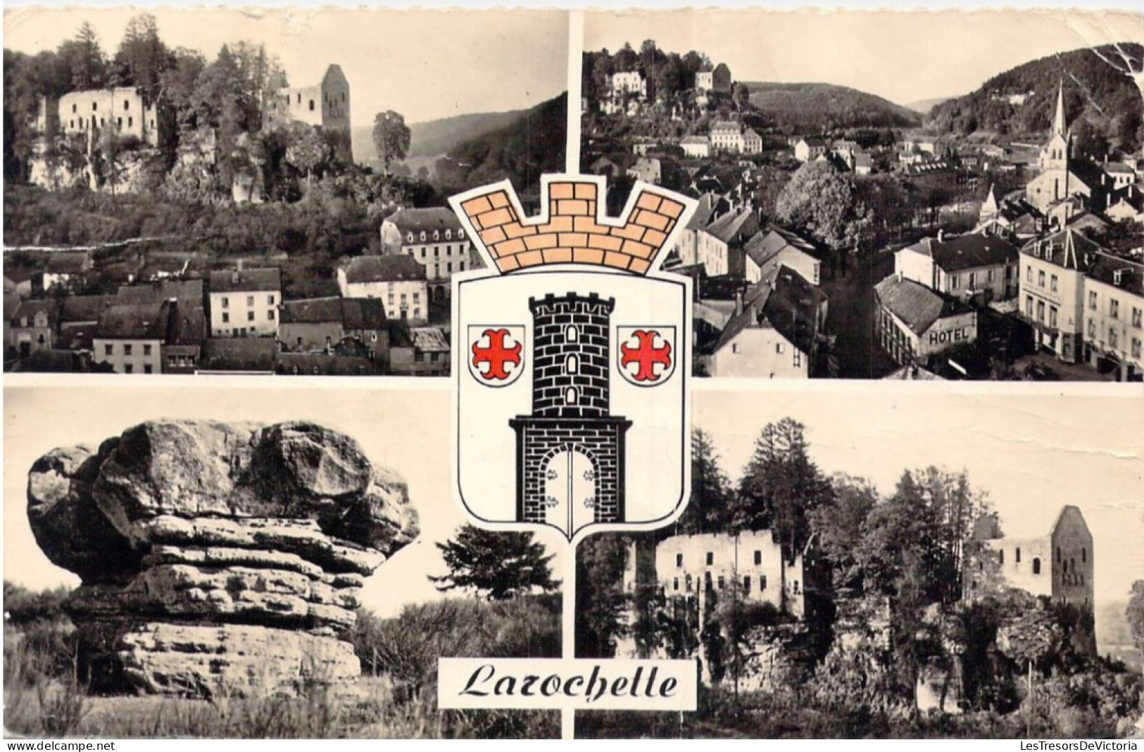 LUXEMBOURG - Larochette - Les Ruines - Vue Générale - Le Champignon - Vue Partielle - Carte Postale Ancienne - Larochette