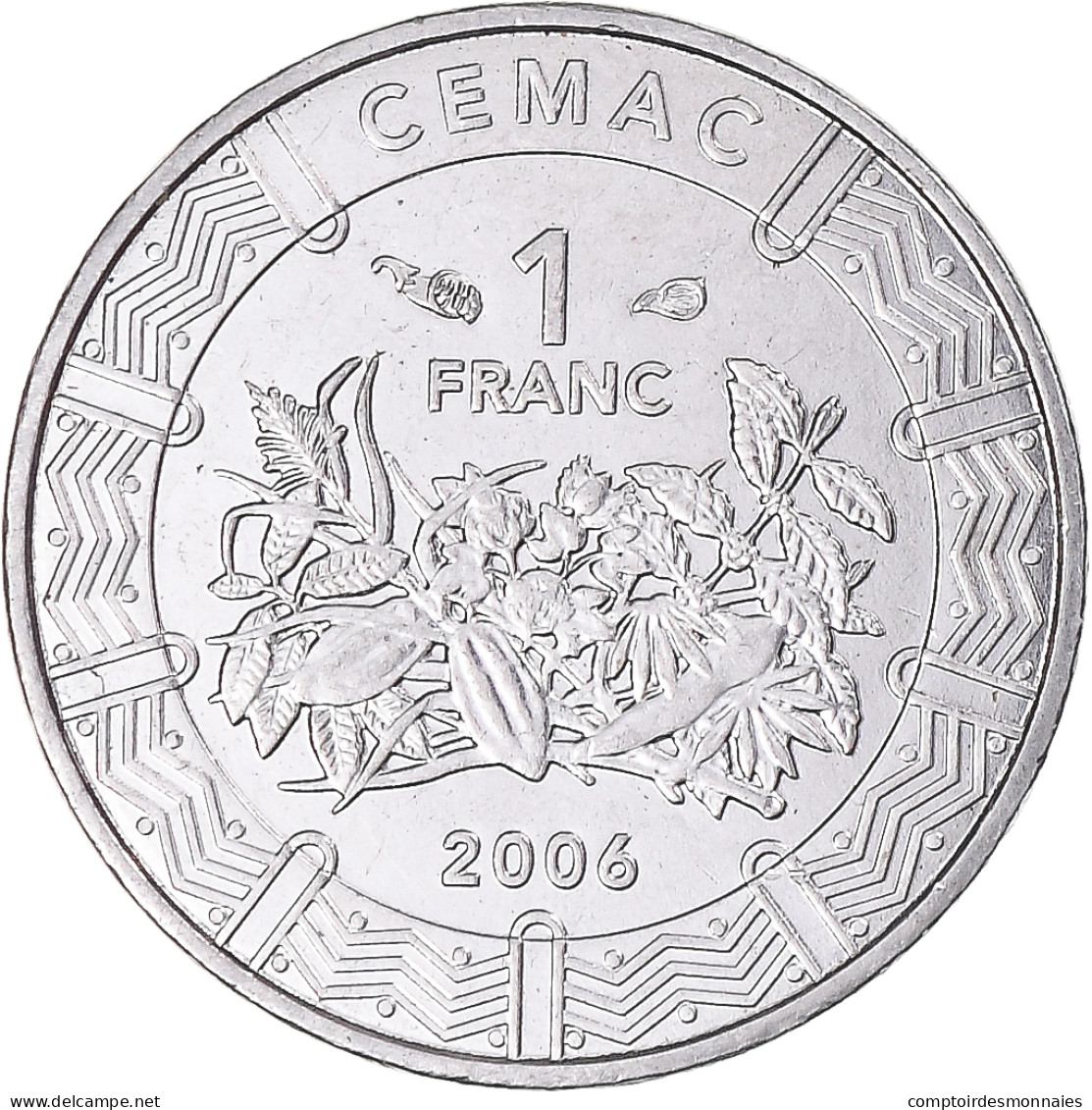 Monnaie, États De L'Afrique Centrale, Franc, 2006 - República Centroafricana