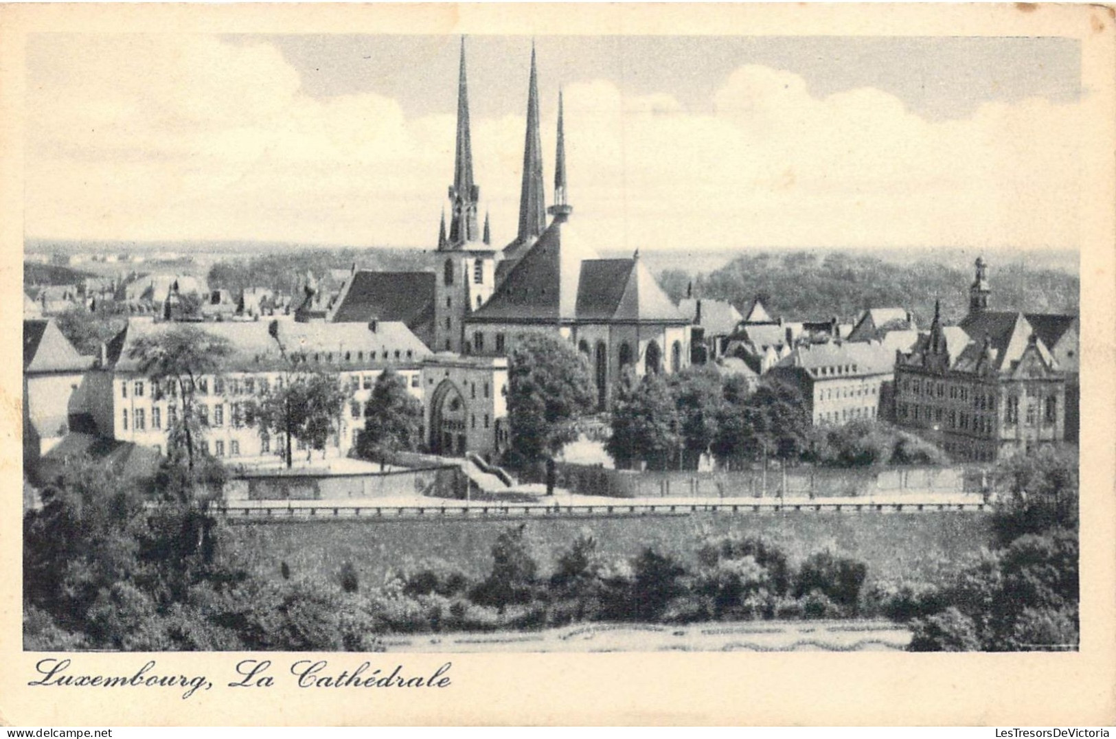 LUXEMBOURG - La Cathédrale - Carte Postale Ancienne - Luxemburg - Town
