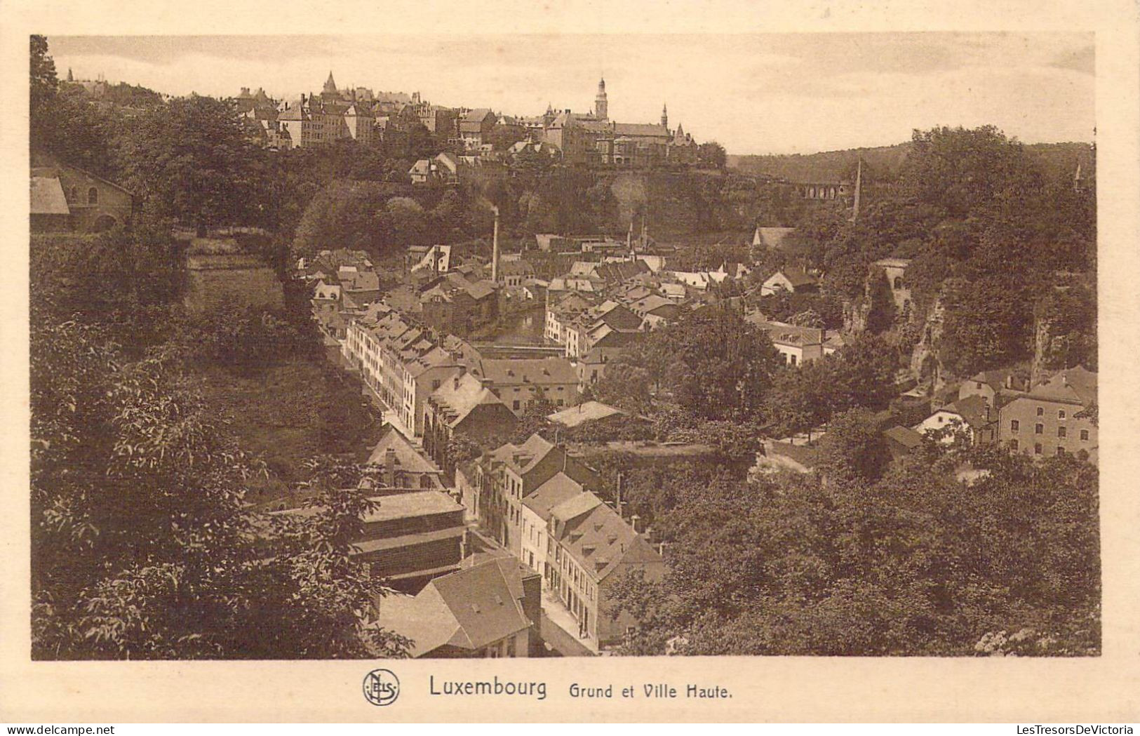 LUXEMBOURG - Grund Et Ville Haute - Carte Postale Ancienne - Lussemburgo - Città