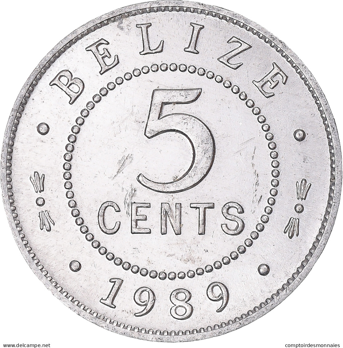 Monnaie, Belize, 5 Cents, 1989 - Belize