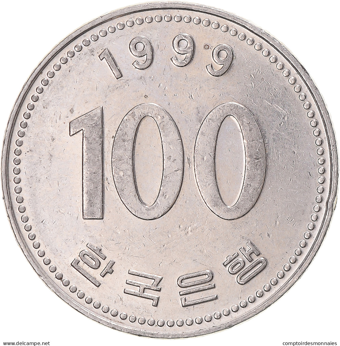 Monnaie, Corée, 100 Won, 1999 - Corée Du Sud