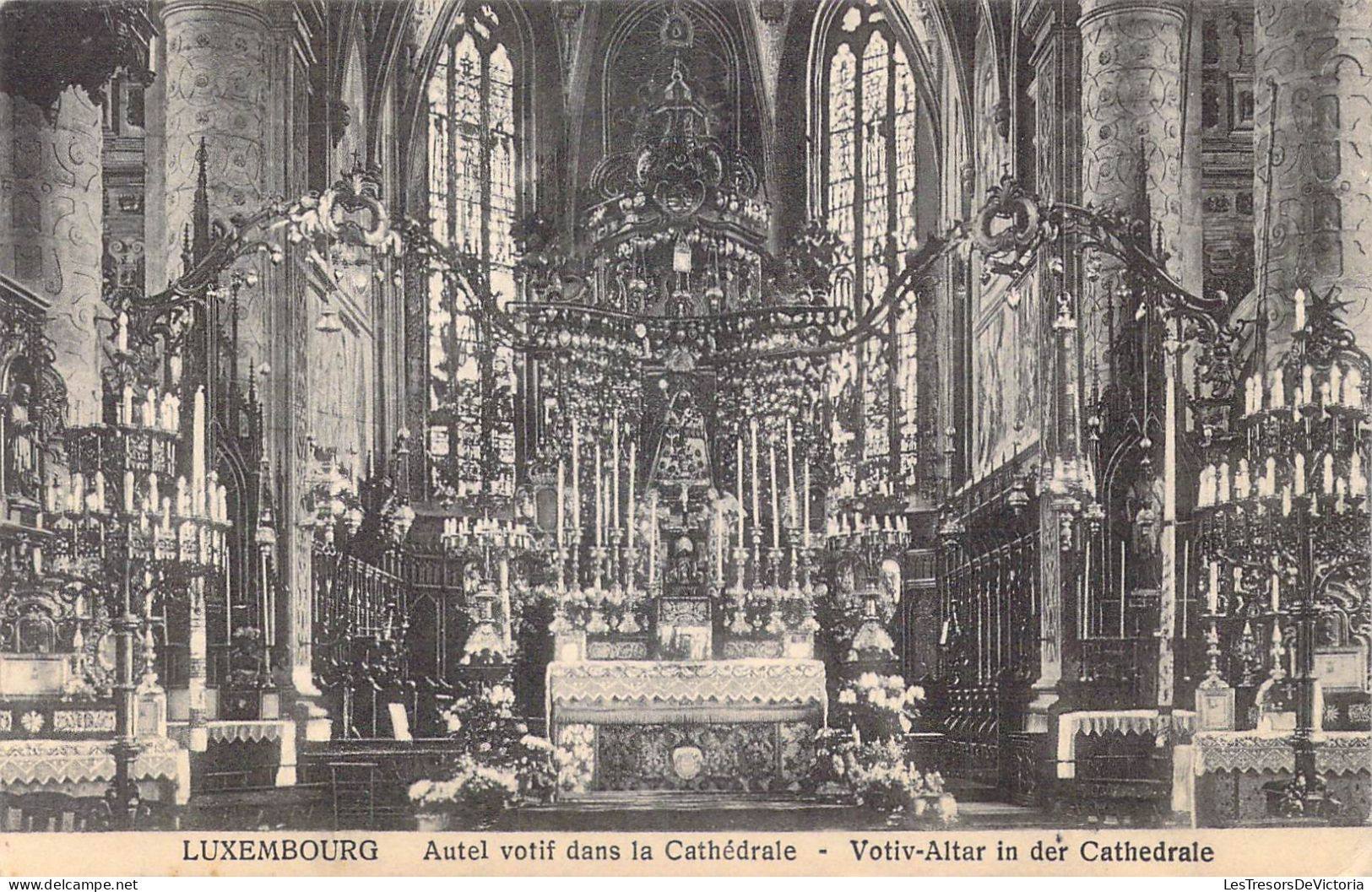 LUXEMBOURG - Autel Votif Dans La Cathédrale - Carte Postale Ancienne - Luxemburg - Stadt