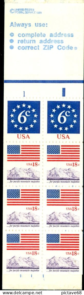 U.S.A. / CARNET / BOOKLET / YVERT N° C1314 - SCOTT N° BC27-BK128 - 1941-80