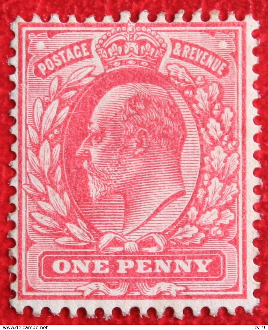 See Pictures 1 D One Penny King Edward VII (Mi 104 A) 1902 Ongebruikt MH ENGLAND GRANDE-BRETAGNE GB GREAT BRITAIN - Neufs