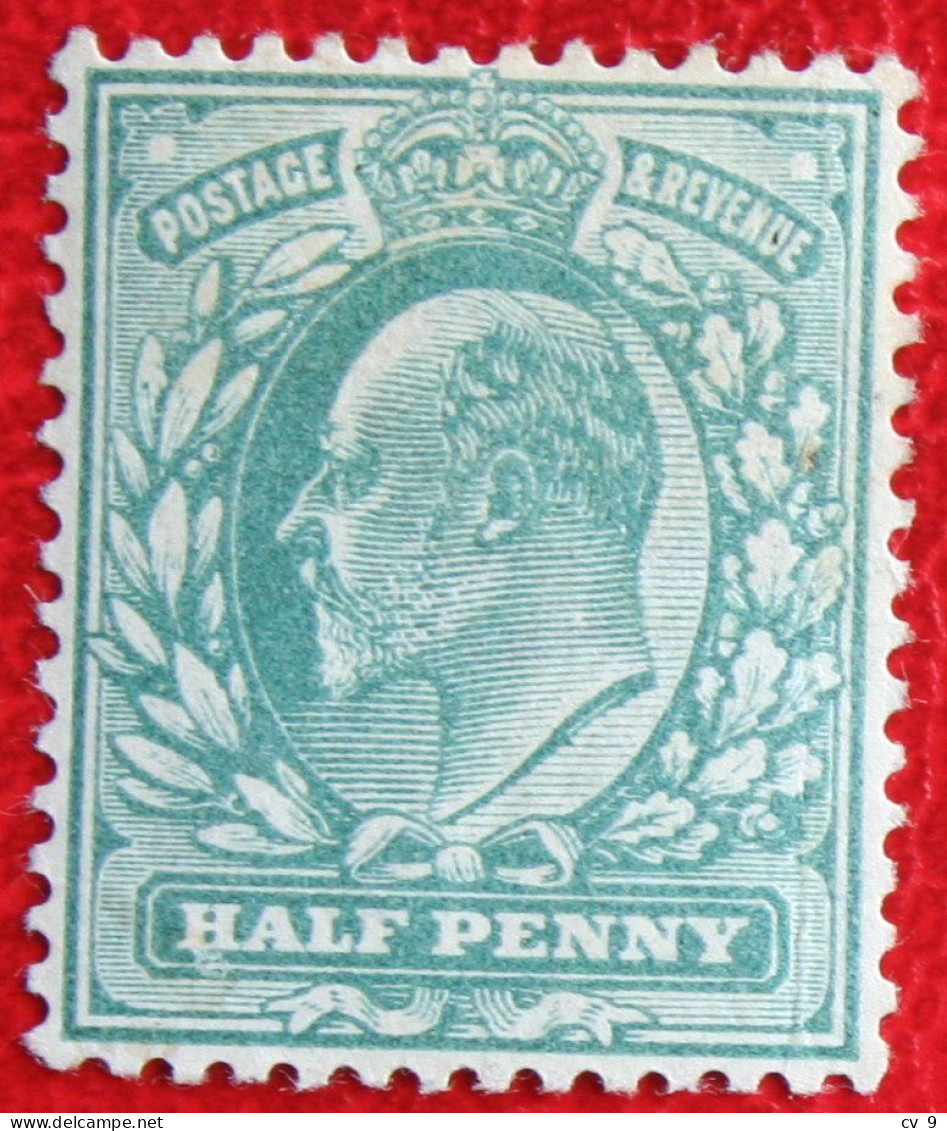 See Pictures 1/2 D Half Penny King Edward VII (Mi 102 Yv 106 1902 Ongebruikt MH ENGLAND GRANDE-BRETAGNE GB GREAT BRITAIN - Nuevos
