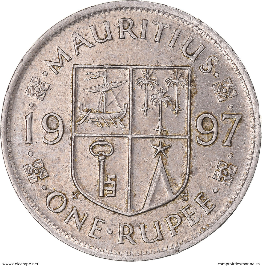 Monnaie, Maurice, Rupee, 1997 - Maurice