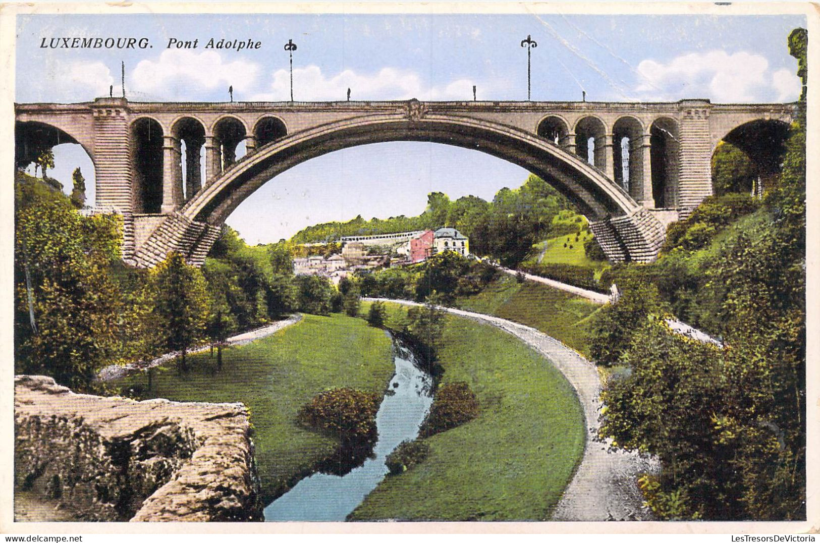 LUXEMBOURG - Pont Adolphe - Carte Postale Ancienne - Luxemburg - Stadt