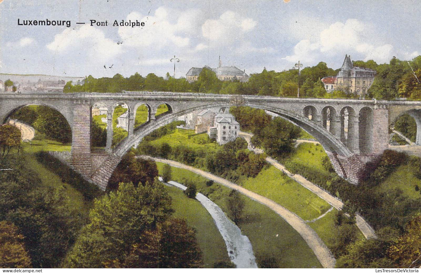 LUXEMBOURG - Pont Adolphe - Carte Postale Ancienne - Luxemburg - Stad