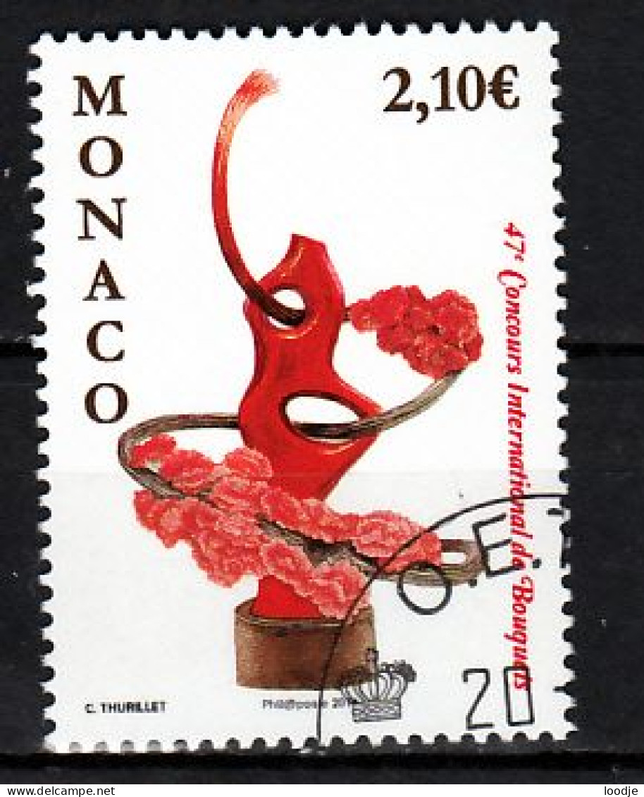 Monaco Mi 3172 International Bloemschikwedstrijd Gestempeld - Used Stamps