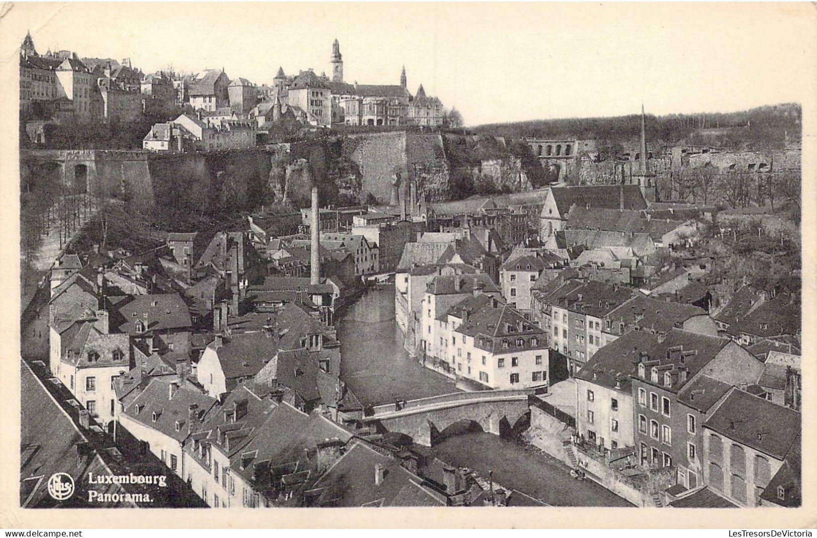 LUXEMBOURG - Panorama - Carte Postale Ancienne - Luxemburg - Stad