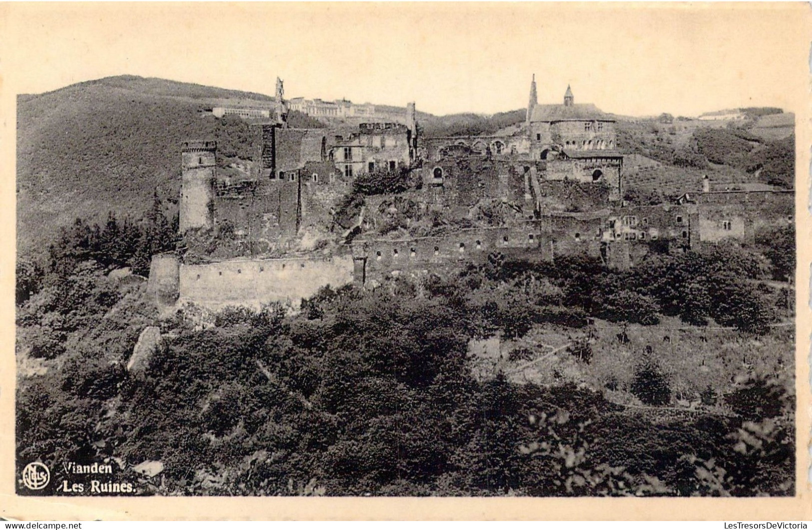 LUXEMBOURG - Vianden - Les Ruines - Carte Postale Ancienne - Vianden