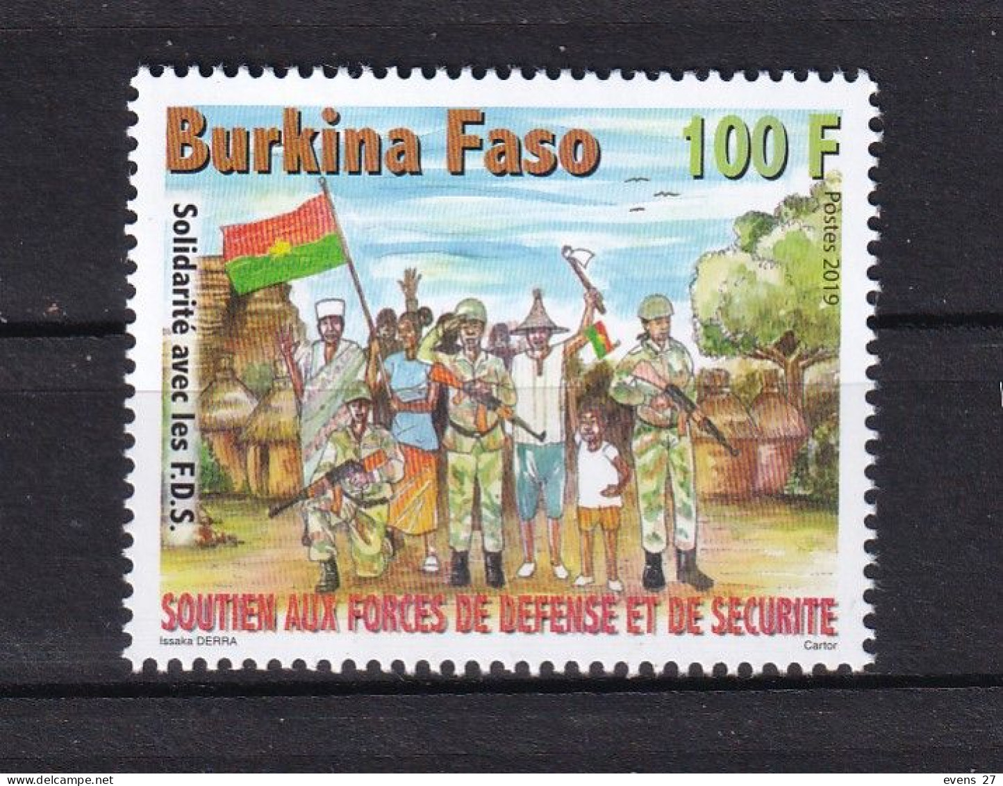 BURKINA FASO-2019-AUX FORCES-MNH. - Burkina Faso (1984-...)