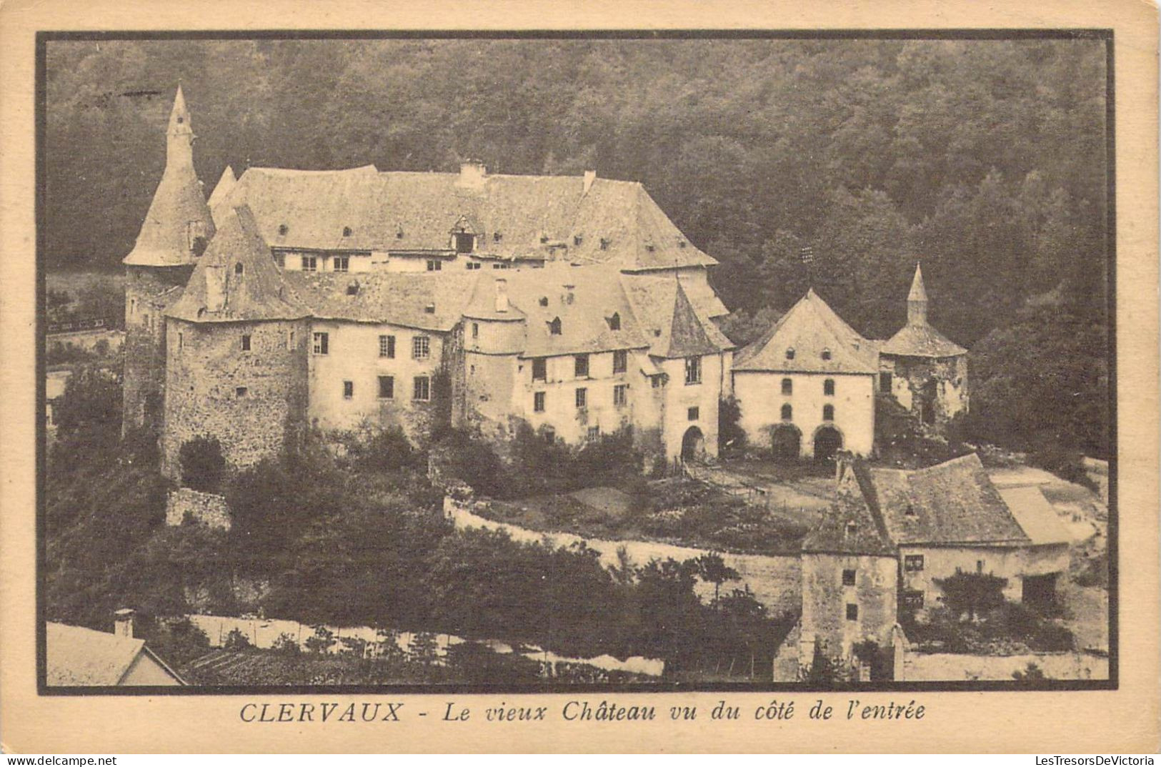 LUXEMBOURG - Clervaux - Le Vieux Château Vu Du Côté De L'entrée - Carte Postale Ancienne - Clervaux