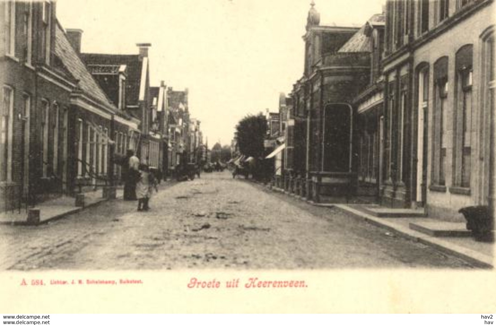 Heerenveen Dracht Zeer OUD!! (1906)  3603 - Heerenveen