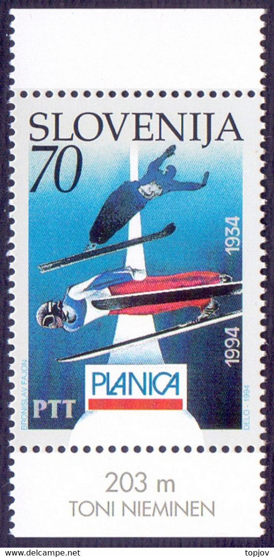 SLOVENIA - SKI  OVPT. TONI NIEMINEN - **MNH - 1994 - Sci Nautico