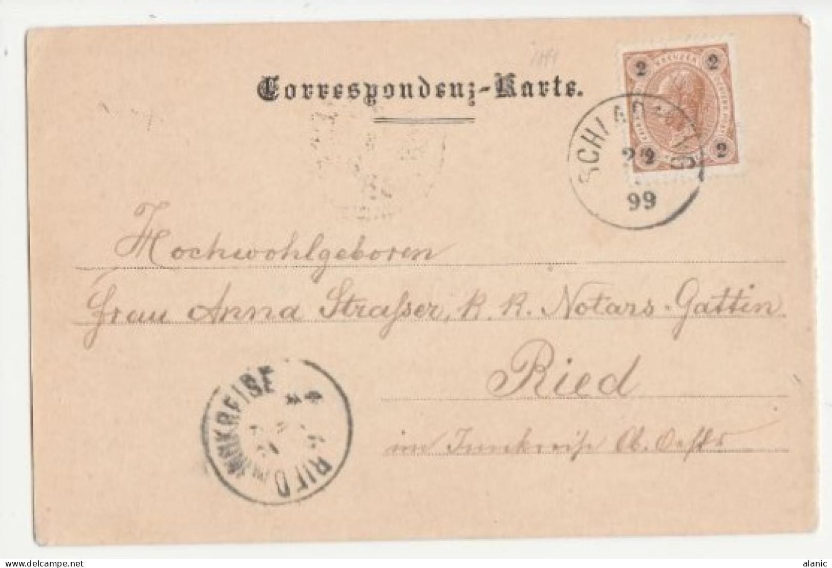 CPA-AUTRICHE 1898 GRUSS AUS KULM RAMSAU Voyagée-1899-PRECURSEUR- PEU CONNUE- BE - Ramsau Am Dachstein