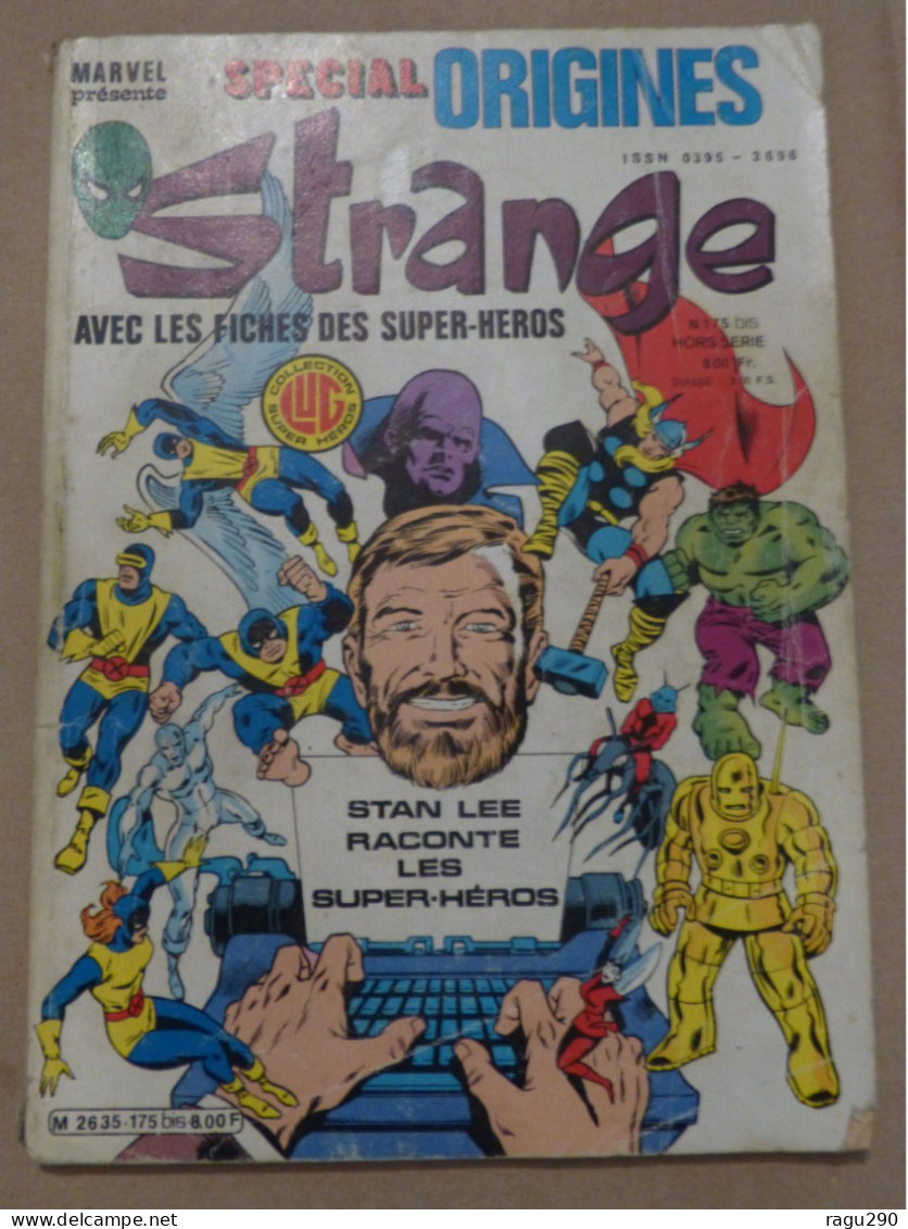 SPECIAL STRANGE ORIGINES  N°  175  Bis - Strange