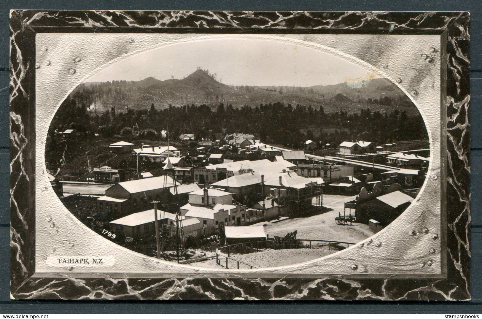 1913 New Zealand Taihape Postcard Timaru - Zurich Switzerland - Brieven En Documenten