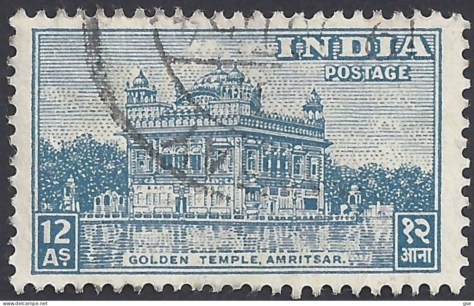 INDIA 1949 - Yvert 17° - Serie Corrente | - Usati