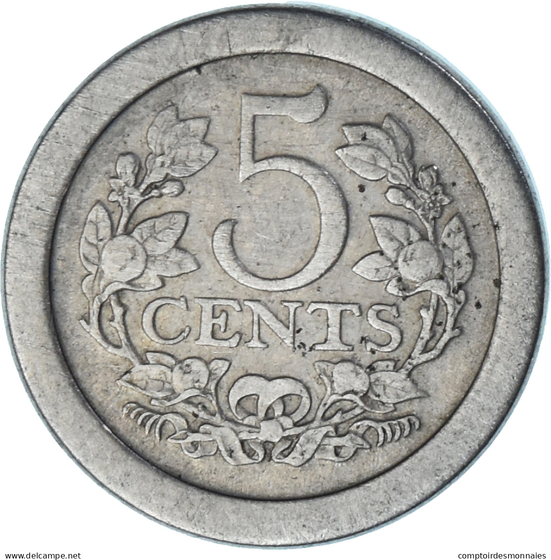 Monnaie, Pays-Bas, 5 Cents, 1907 - 5 Centavos