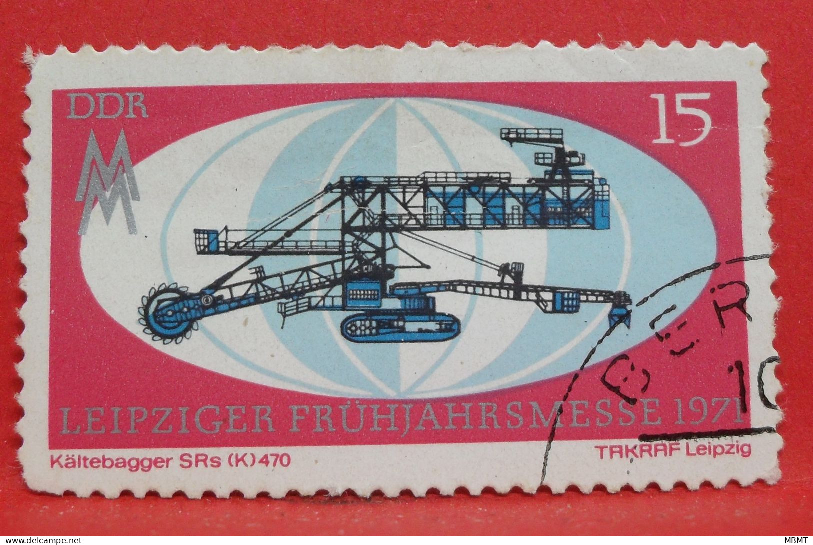 N°1396 - 15 Pfennig - Année 1971 - Timbre Oblitéré Allemagne DDR - - Gebraucht