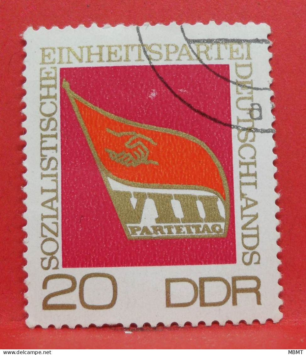 N°1421 - 20 Pfennig - Année 1971 - Timbre Oblitéré Allemagne DDR - - Gebraucht