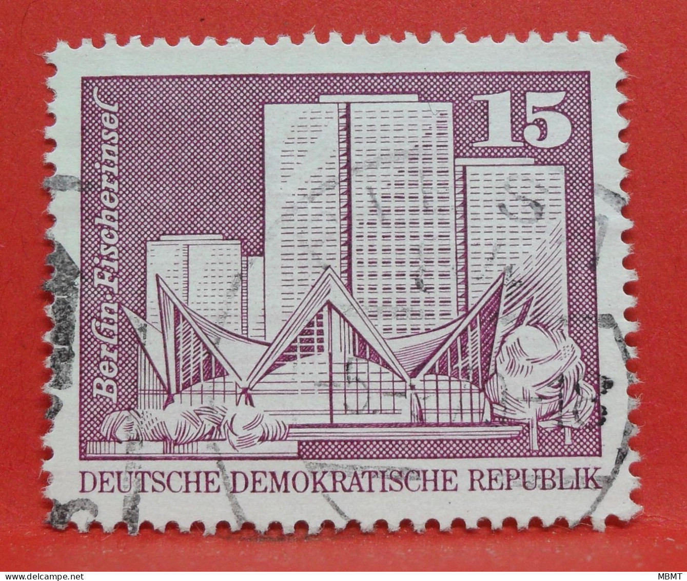 N°1595 - 15 Pfennig - Année 1973 - Timbre Oblitéré Allemagne DDR - - Gebraucht