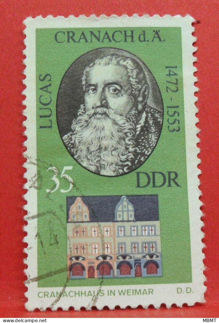 N°1602 - 35 Pfennig - Année 1973 - Timbre Oblitéré Allemagne DDR - - Gebraucht