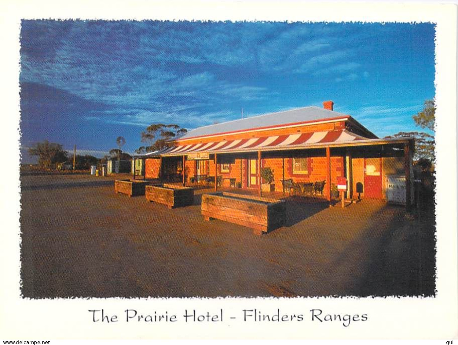 Océanie > Australie > South Australia (SA) > Flinders Ranges The Prairie Hotel At Sunset -Parachilna - Flinders Ranges