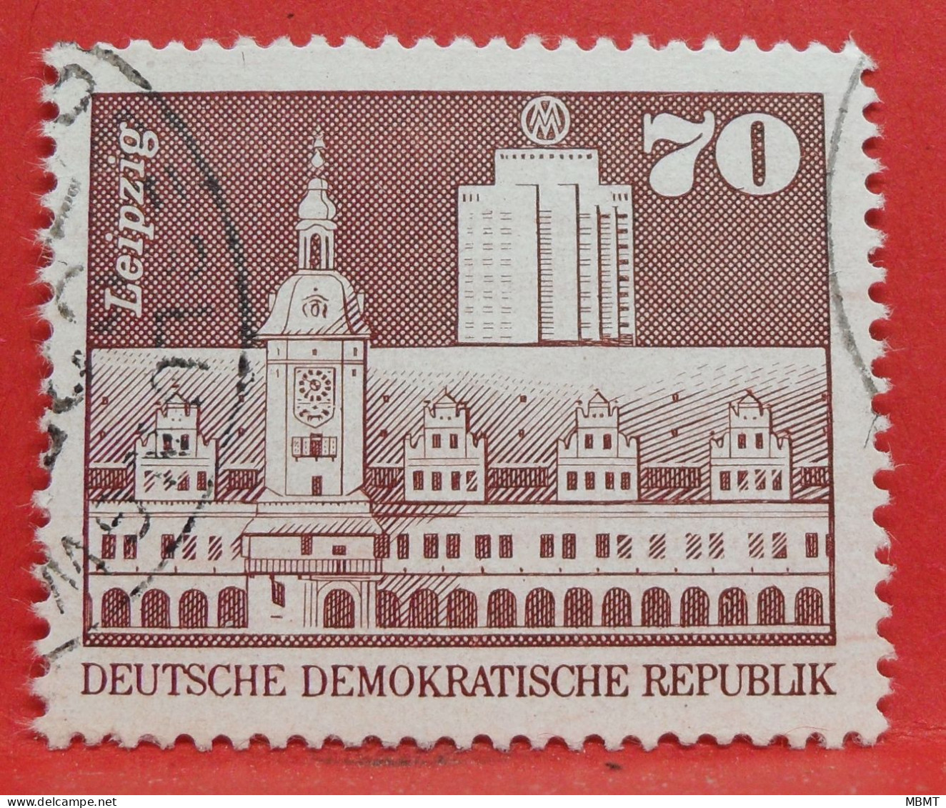 N°1623 - 70 Pfennig - Année 1973 - Timbre Oblitéré Allemagne DDR - - Gebraucht