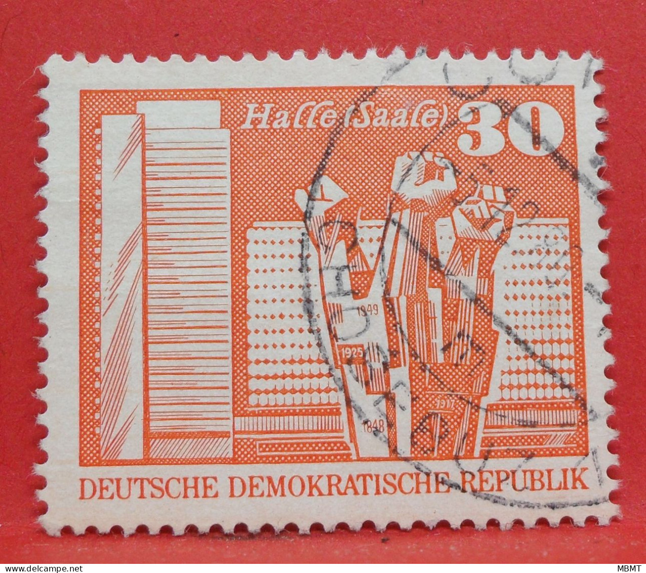 N°1641 - 30 Pfennig - Année 1973 - Timbre Oblitéré Allemagne DDR - - Gebraucht
