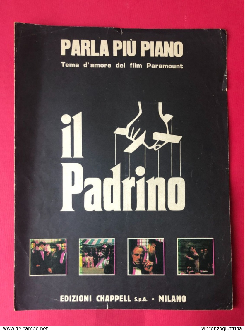 Spartito Musicale D'epoca Parla Più Piano Dal Film Il Padrino Musica N Rota 1973 Buone Condizioni - Compositeurs De Musique De Film