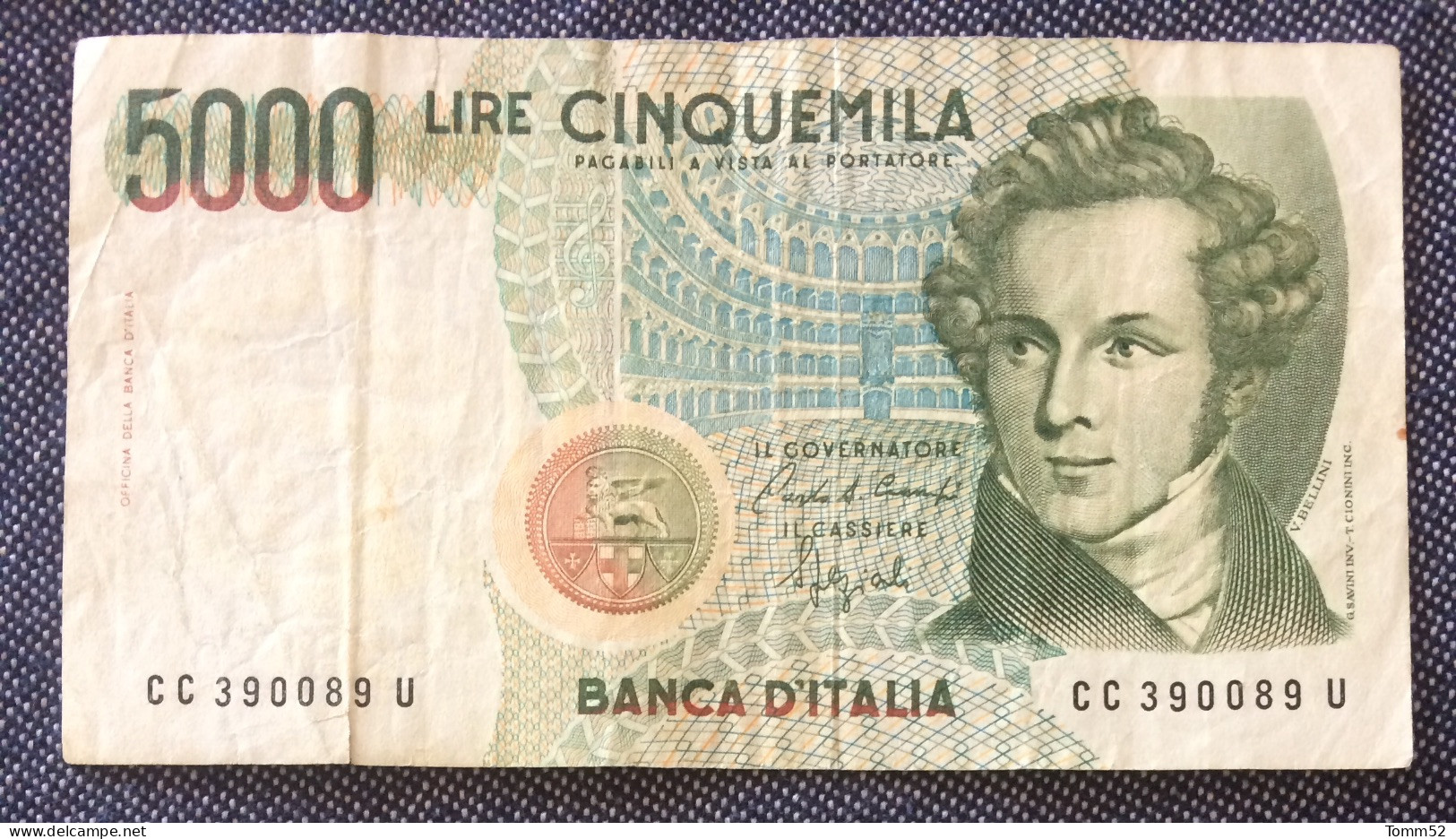 ITALY 5000 Lire - 5.000 Lire